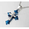 Hot sale stainless steel jewelry mens cross pendants for necklaces